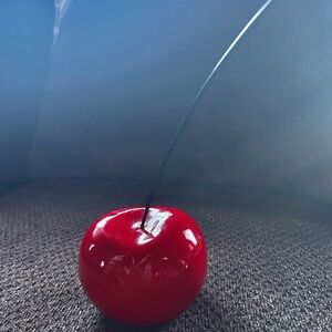 Red Cherry Sculpture